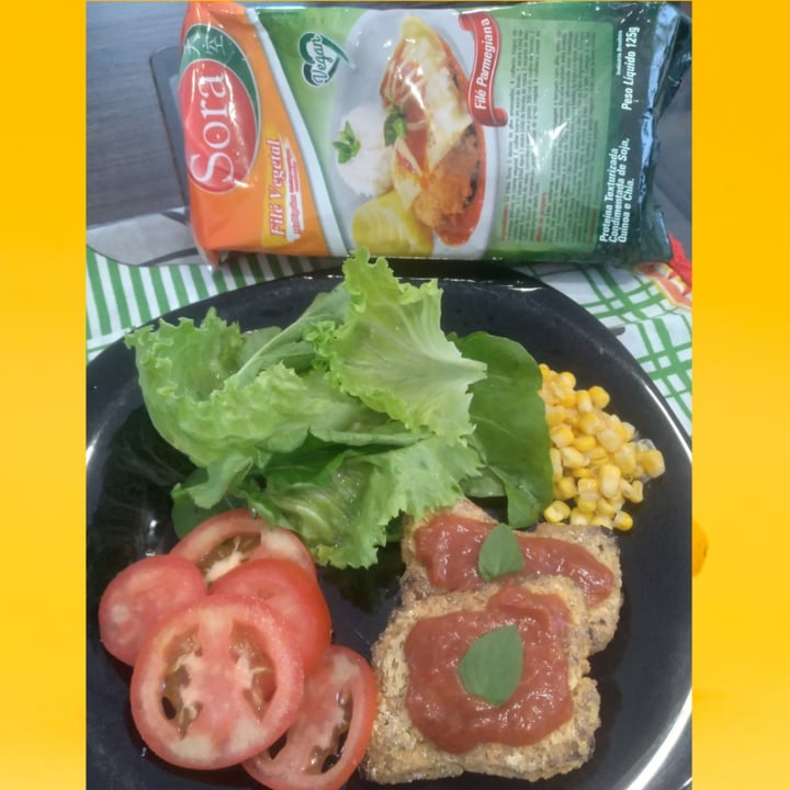 review photo of Sora Filé Vegetal - Filé Parmegiana shared by @julianaalves on 11 May 2022 - review