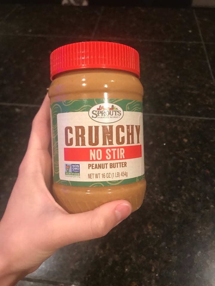 photo of Sprouts Farmers Market Crunchy No Stir Peanut Butter shared by @sigmacorvus on  15 Apr 2020 - review