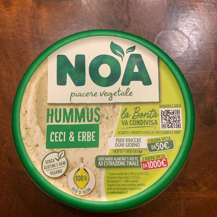 photo of Nòa hummus alle erbe shared by @vegplautilla on  17 Oct 2022 - review