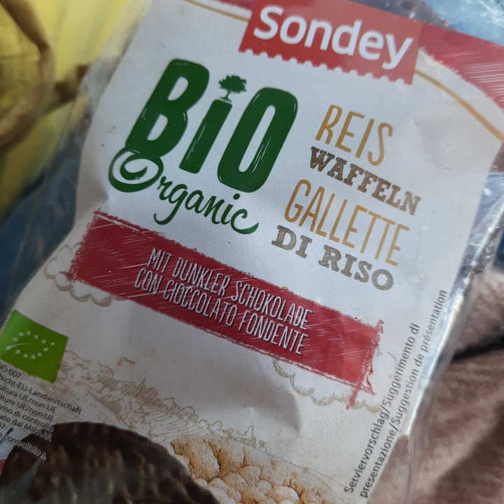review photo of Sondey Bio gallette di riso con cioccolato fondente shared by @fedebenny on 01 Feb 2022 - review