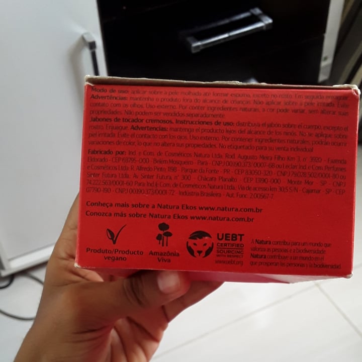 photo of Natura Ekos sabonetes shared by @brunamendes on  17 Apr 2022 - review