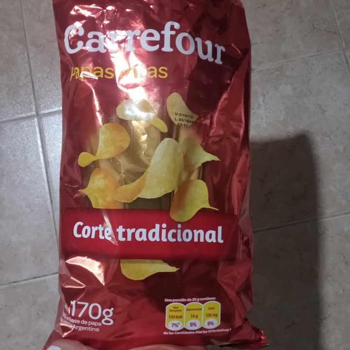 photo of Carrefour Papas fritas corte tradicional shared by @sashii on  14 Mar 2021 - review