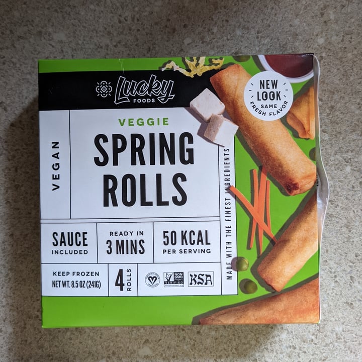 photo of Lucky Foods Veggie Spring Rolls shared by @ghundley on  02 Jun 2021 - review