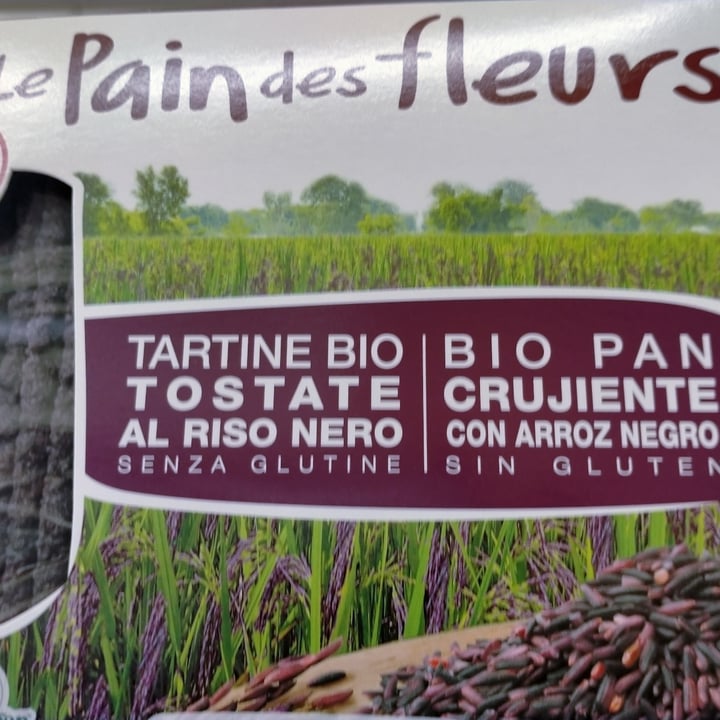 photo of Le Pain des Fleurs Tartine bio tostate al riso nero (Bio Pan crujiente con arroz negro) shared by @claudia2 on  15 Jul 2021 - review