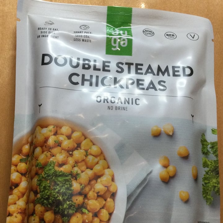 review photo of Auga Double steamed chickpeas shared by @janetisvegan on 06 May 2022 - review