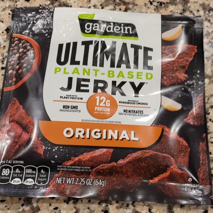 photo of Gardein Ultimate Plant Based Jerky Teriyaki shared by @healthcareherbivore on  30 Dec 2020 - review