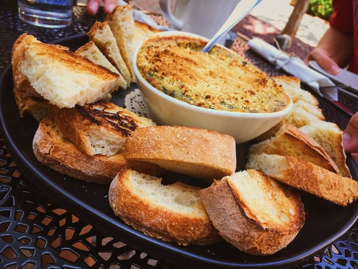 review photo of Leaf Spinach Artichoke Dip shared by @kenziisntcool on 25 Dec 2019 - review