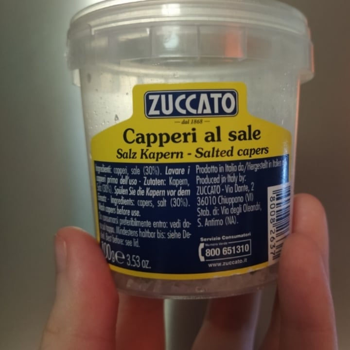 photo of Zuccato Capperi al sale shared by @magicatilde on  31 Oct 2021 - review