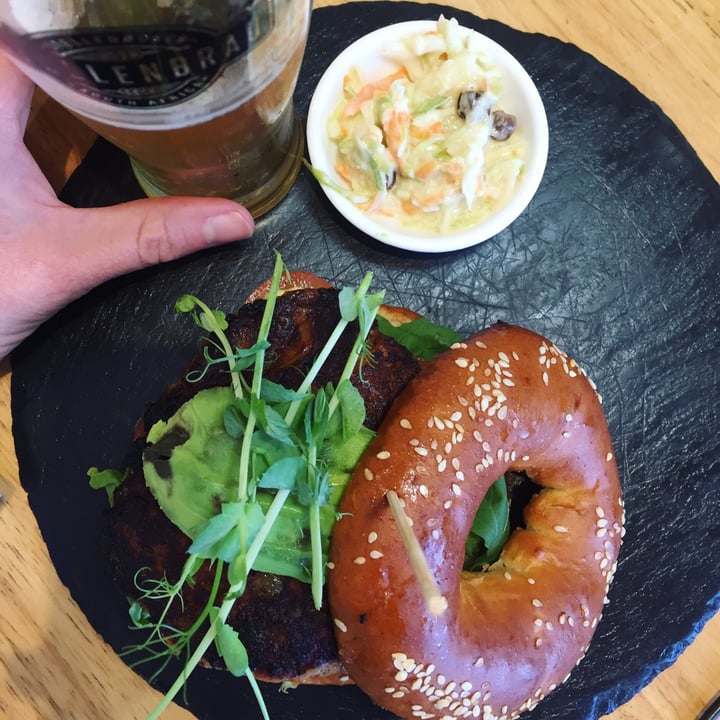 review photo of Infood Coffee Society Vegan Bean Burger shared by @lollygreve on 22 Oct 2020 - review