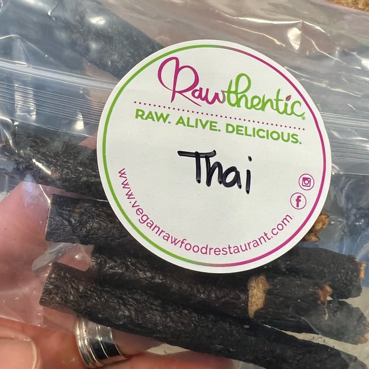 photo of Rawthentic Eatery Thai Sticks shared by @veganmika on  06 Jun 2022 - review