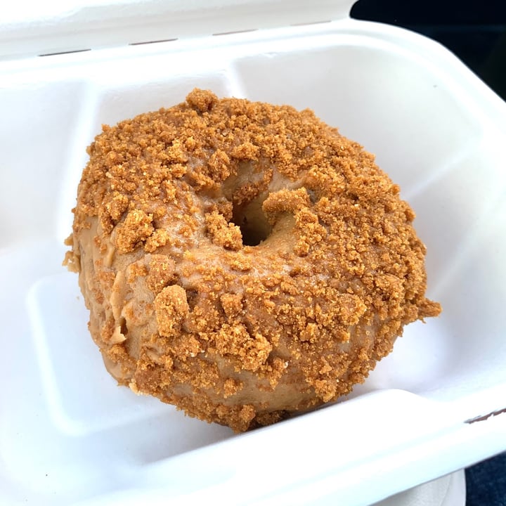 photo of Glazed - Next Level Donuts And Coffee Biscoff Donut shared by @vegpledge on  24 Aug 2021 - review