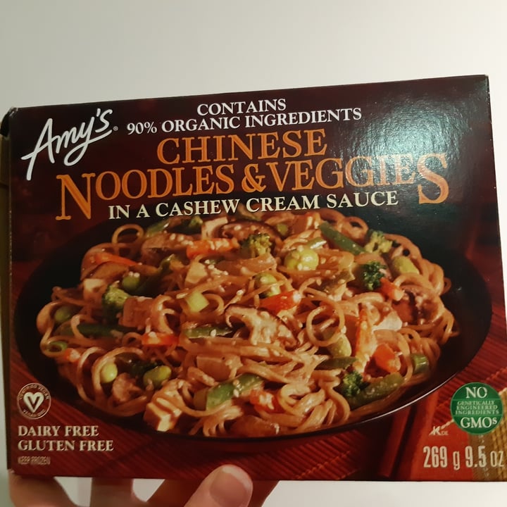 photo of Amy’s Chinese Noodles & Veggies in a Cashew Cream Sauce shared by @hbchic on  24 Dec 2020 - review