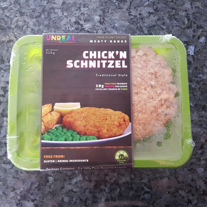 photo of Unreal Co. Chick’n Schnitzel shared by @princessleia on  03 Dec 2019 - review