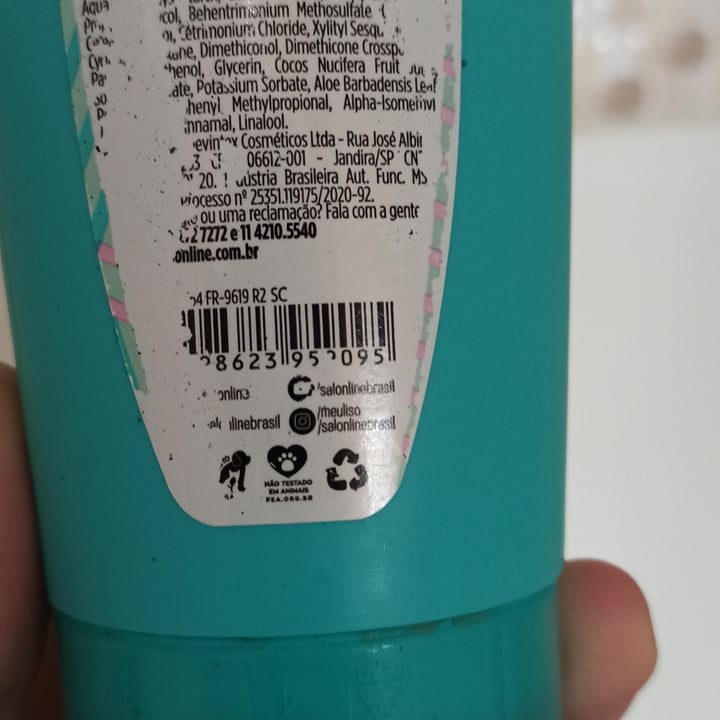 photo of Salon line Meu Liso Extremo Defrizante Protetor Térmico shared by @palomasantos on  29 Jan 2022 - review