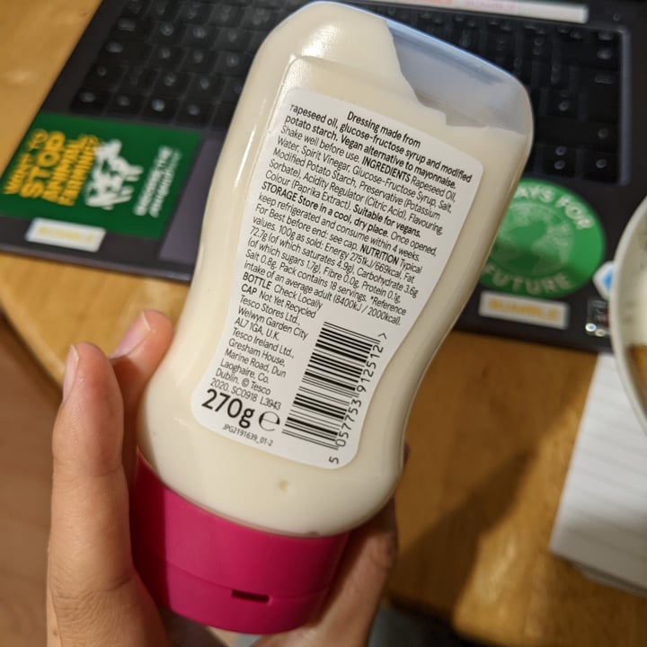photo of Tesco Plant Chef Vegan Mayo shared by @katchan on  03 Oct 2022 - review