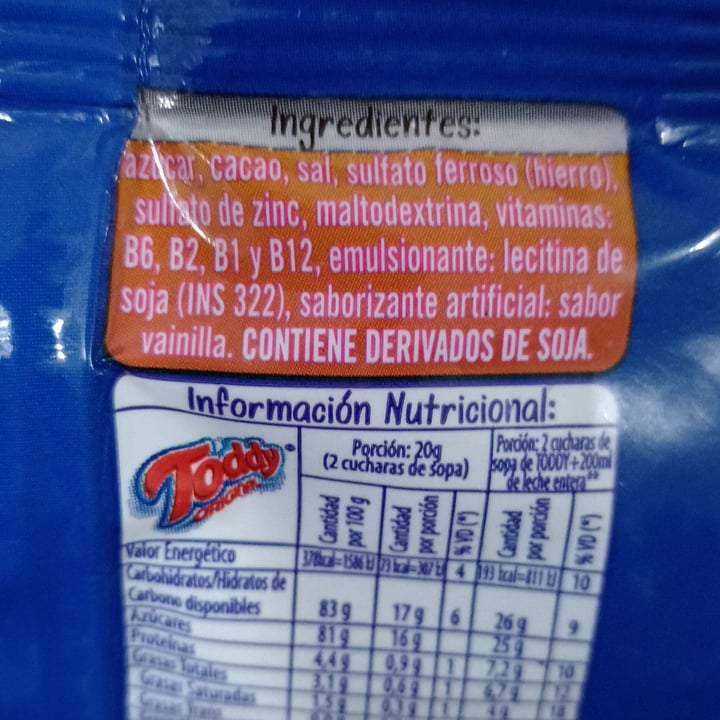 review photo of Toddy Toddy Cacao en Polvo Original shared by @nicotuc on 16 May 2022 - review