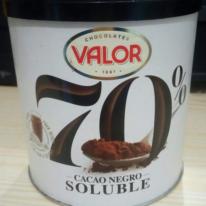 photo of Valor Cacao negro soluble 70% shared by @rolandobolson on  28 Jun 2020 - review