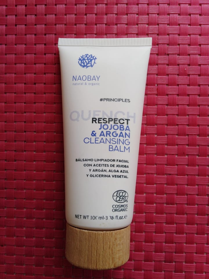 photo of Naobay Quench Respect Jojoba & Argan Cleansing Balm shared by @llucia on  27 Oct 2022 - review