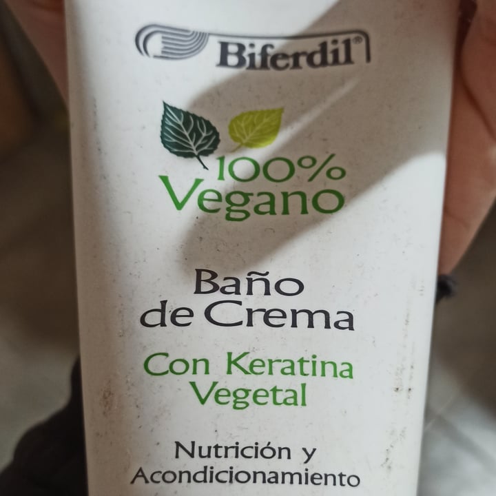 photo of Biferdil Baño de Crema con Keratina Vegetal shared by @unicorniorosa on  21 Apr 2022 - review