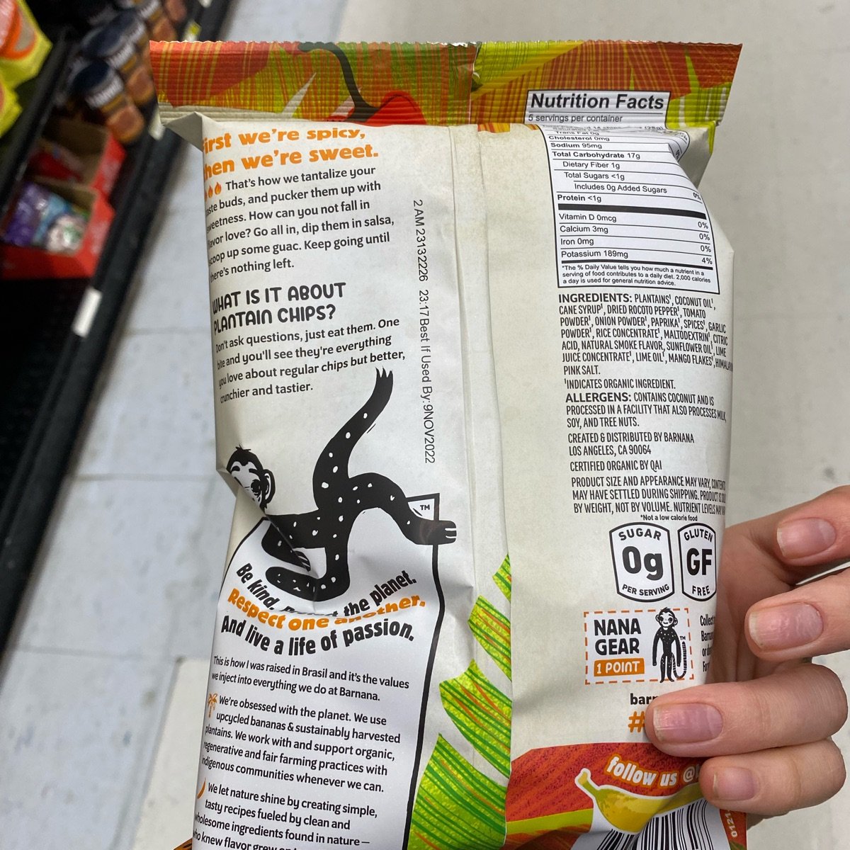 Barnana Organic Plantain Chips Spicy Mango Salsa Reviews abillion