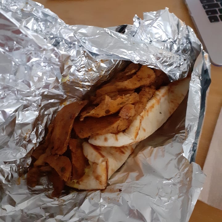 review photo of Mikos Gyros Delivery Kitchen Vegan Gyros shared by @tillymjo on 15 Dec 2020 - review