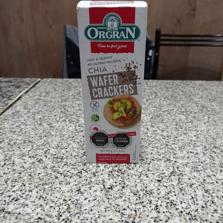 Orgran Chia Wafer Crackers Review abillion