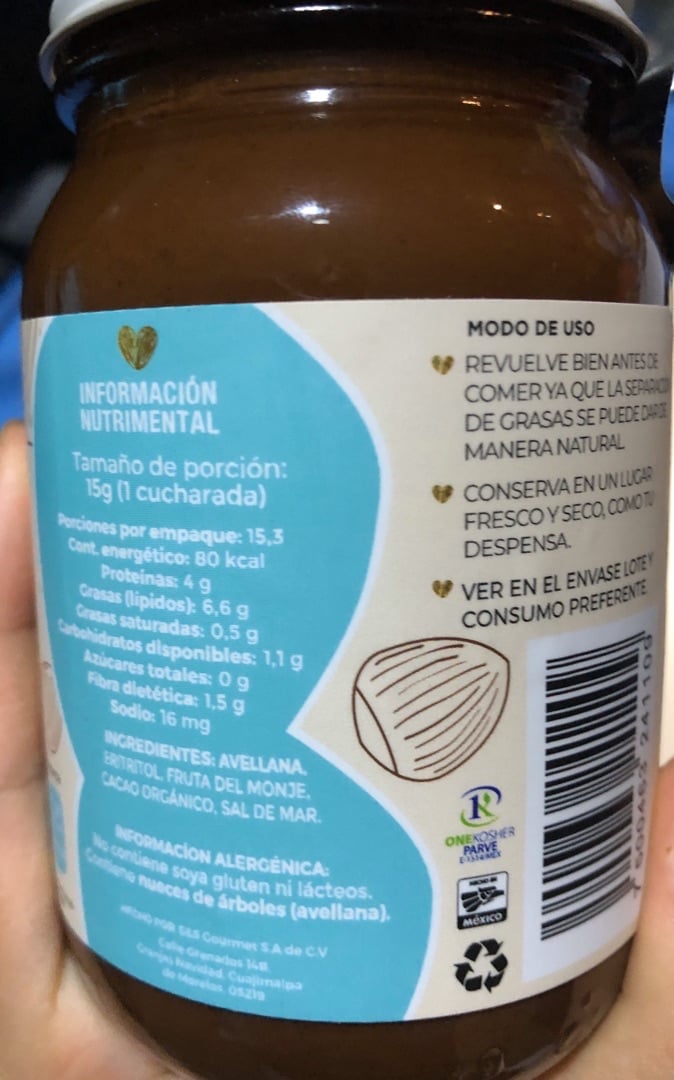 photo of Sarai’spread Avellana cacao shared by @verdecomolasplantas on  02 Apr 2020 - review