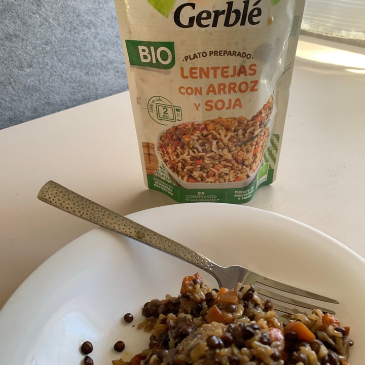 photo of Gerblé Plato preparado de trigo, arroz rojo y quinoa shared by @juanhens on  15 Jun 2021 - review