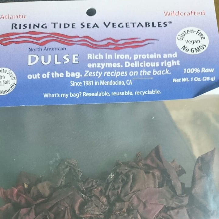 review photo of Rising tide sea vegetables Dulse flakes shared by @debbiediamond on 23 Oct 2020 - review