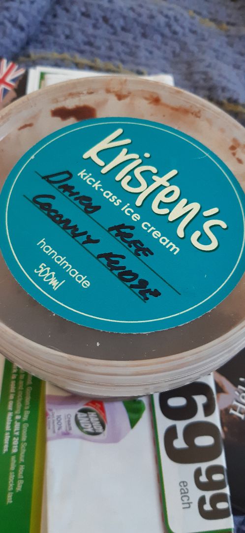 photo of Kristen's Kick-Ass Ice Cream - Heritage Market Kristen's coconut fudge ice-cream shared by @africandebs on  19 Jul 2019 - review