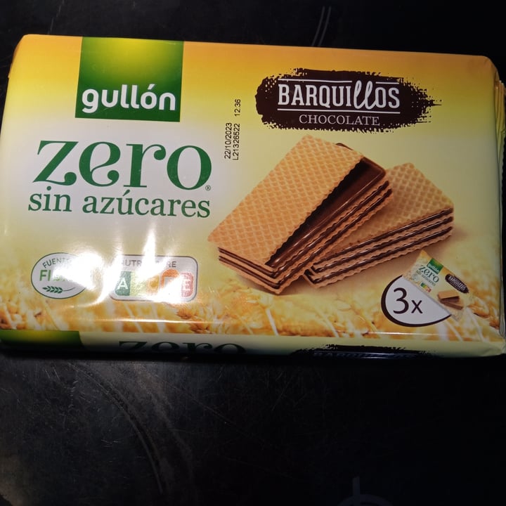 photo of Gullón Zero Sin Azúcares Barquillos Chocolate shared by @encarnavegana on  21 Nov 2022 - review