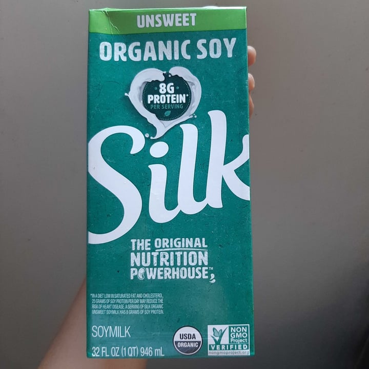 photo of Silk Organic Unsweet Soymilk  shared by @veggielina on  13 Apr 2021 - review
