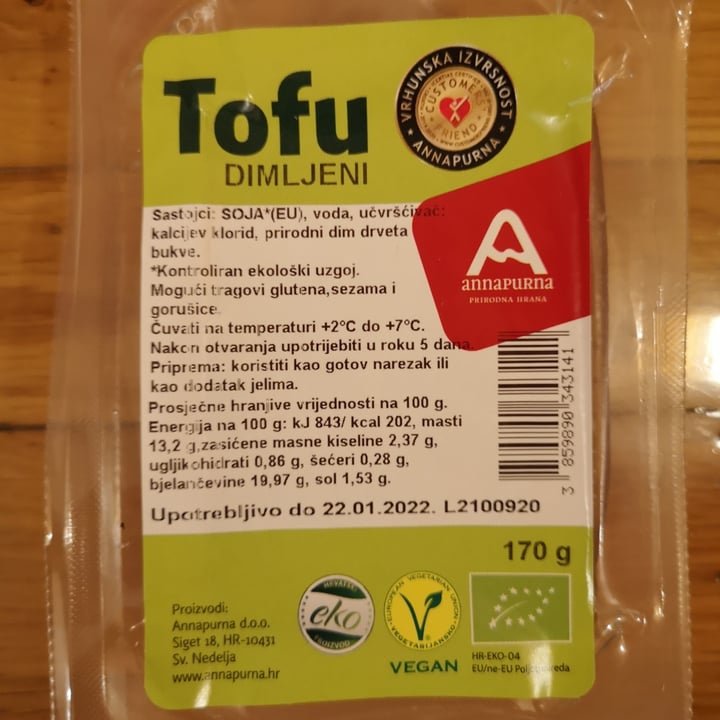 review photo of Annapurna Smoked tofu shared by @hurricane33 on 31 Dec 2021 - review
