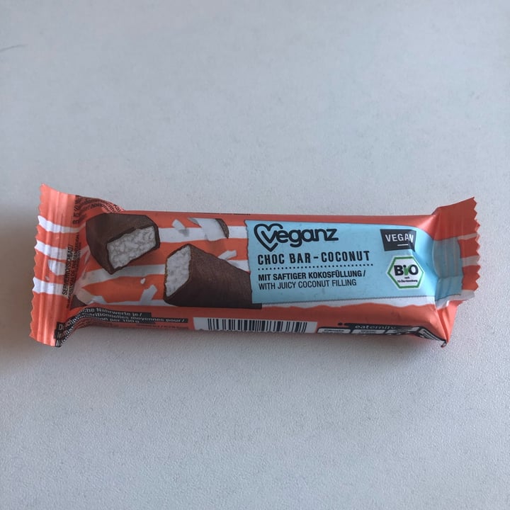 photo of Veganz Choc Bar Coconut shared by @gimmy on  14 Mar 2022 - review