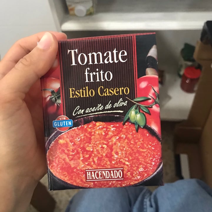 photo of Hacendado Tomate Frito Estilo Casero shared by @iamanicevegan on  14 Sep 2021 - review