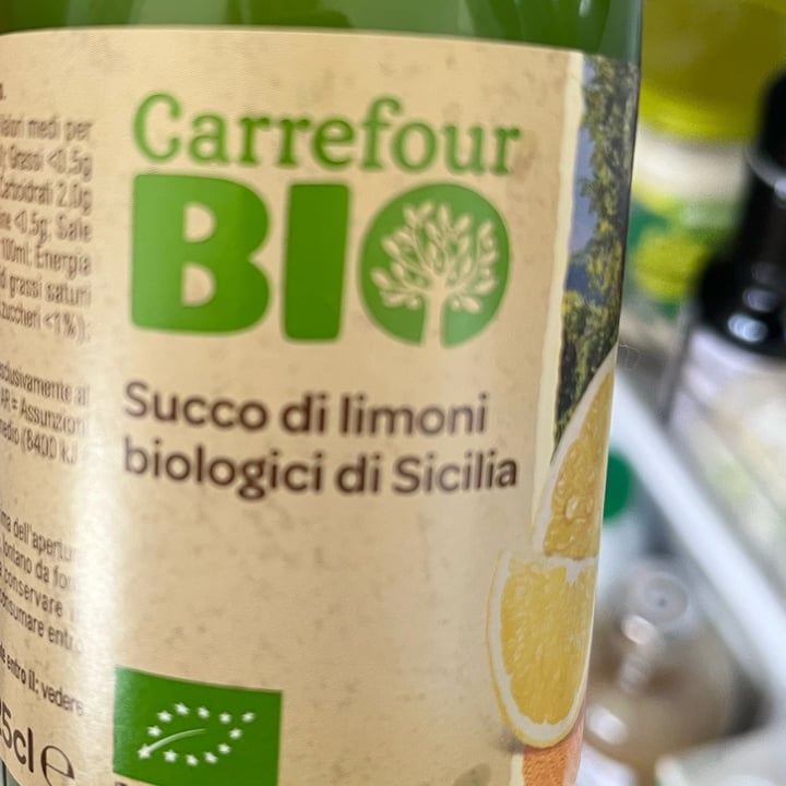 photo of Carrefour Bio Succo di limoni biologici di Sicilia shared by @sarinchan on  10 Apr 2022 - review
