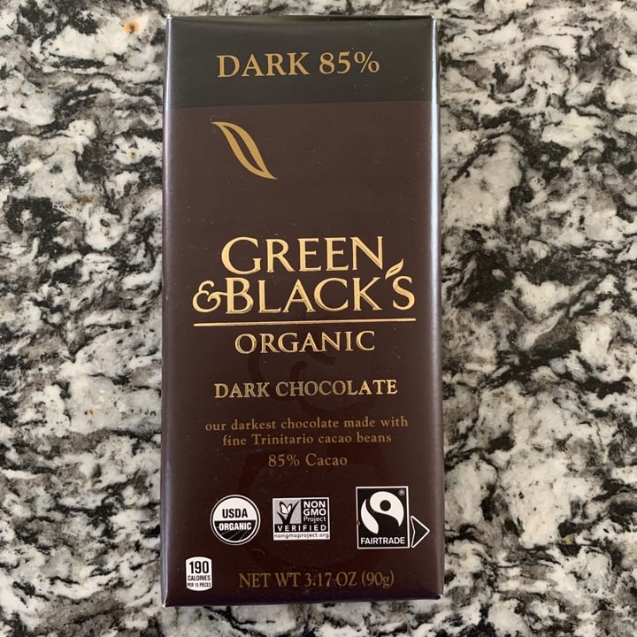 review photo of Green & Black's Organic 85% Cocoa Dark Chocolate shared by @macylenertz on 03 Apr 2020 - review