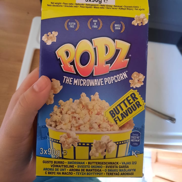 photo of Popz Microwave popcorn butter Flavor shared by @genny20 on  13 Apr 2022 - review