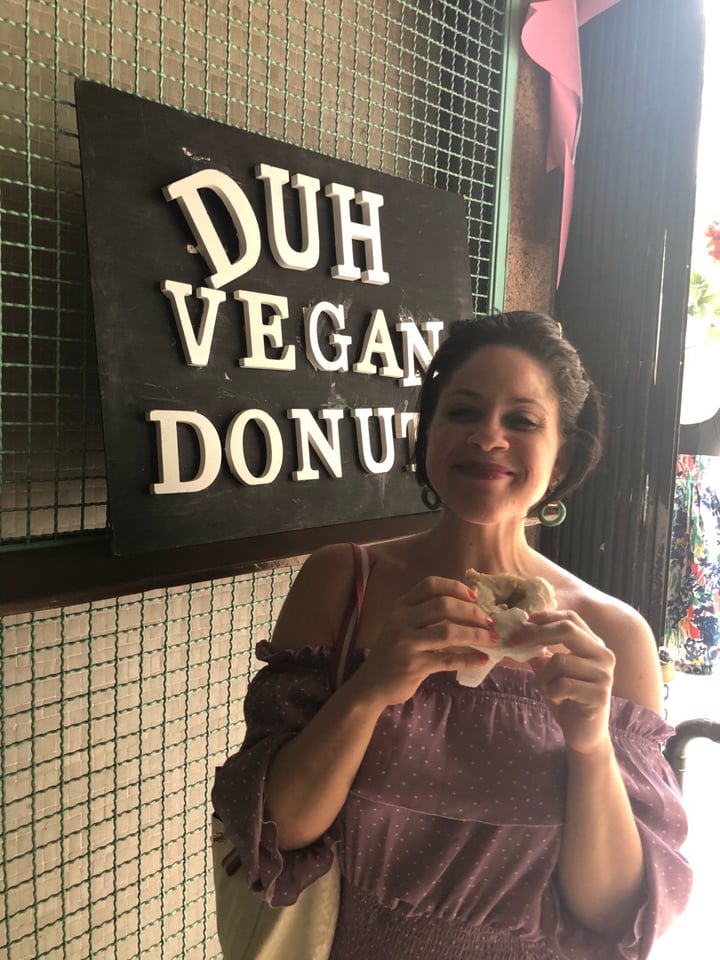 photo of DUH! Vegan Donuts Peanut Butter Donut shared by @sunnycaribbeanvegan on  14 Sep 2019 - review