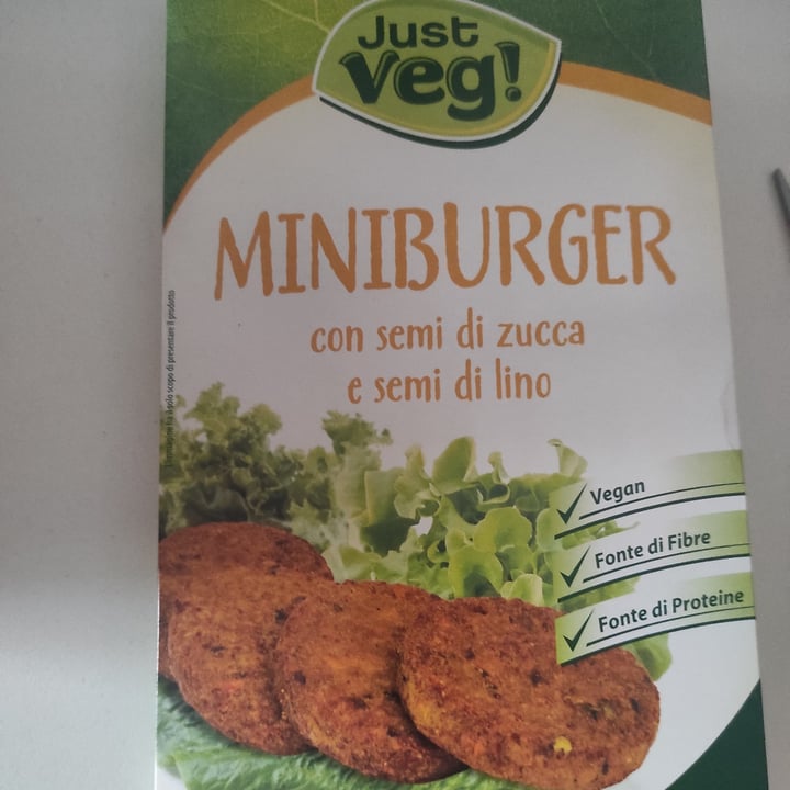 photo of Just Veg! (ALDI Italy) Miniburger Con Semi Di Zucca shared by @elevatorr on  20 May 2022 - review