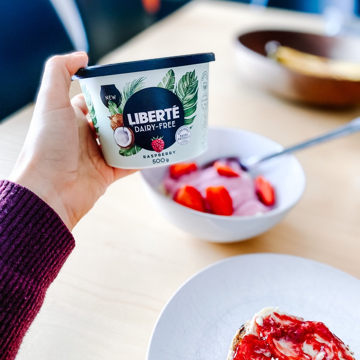 Dairy-Free Raspberry from Liberté - Vegan Product Reviews & Ratings ...