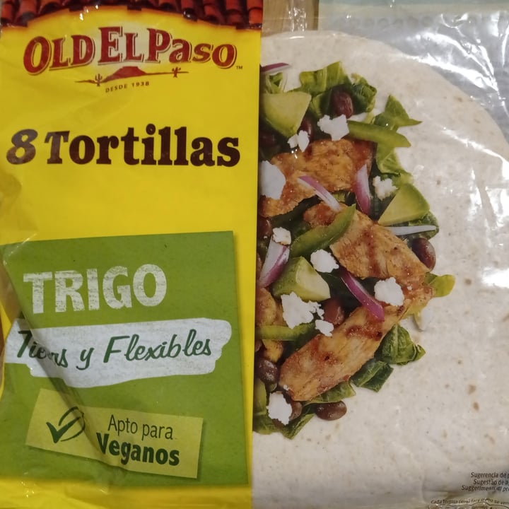 photo of Old El Paso 8 tortillas trigo shared by @veganberta on  30 Sep 2021 - review