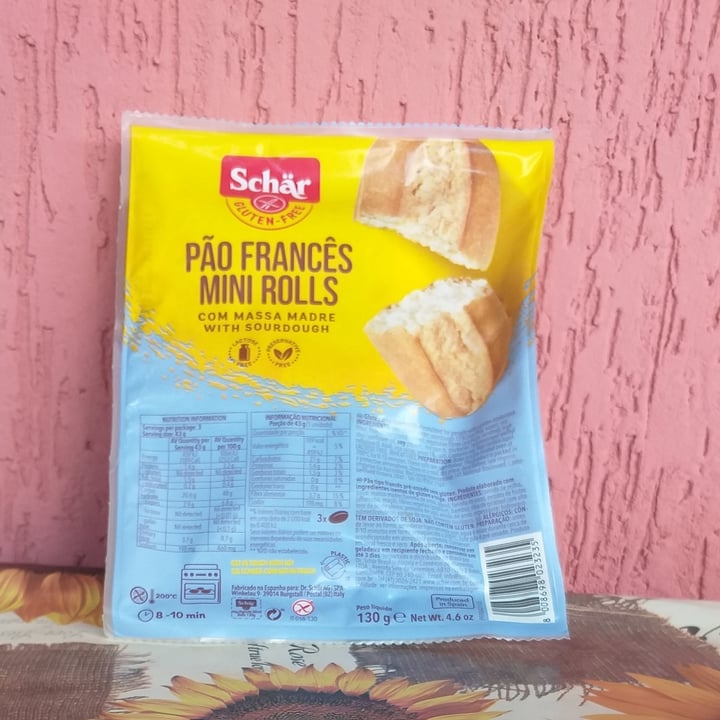 photo of Schär Pão Francês mini rolls shared by @apiperex on  30 May 2022 - review