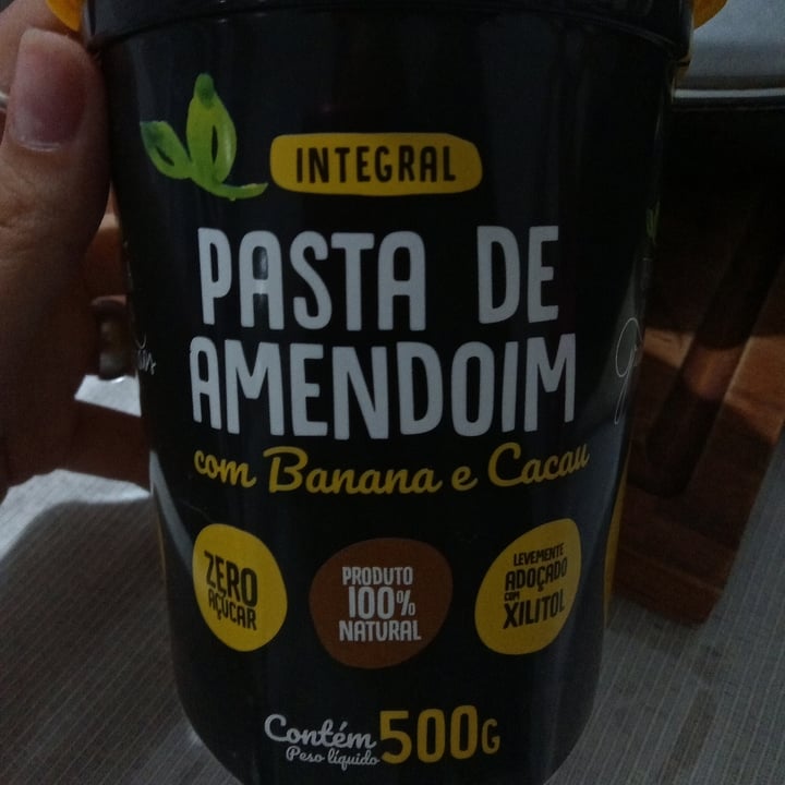 review photo of Terra dos Grãos Pasta de amendoim sabor Banana e Cacau shared by @isaavegan on 10 Feb 2022 - review