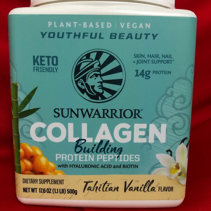 photo of Sunwarrior Collagen Building Protein Peptides, Tahitian Vanilla shared by @mywildbraveheart on  03 Dec 2021 - review