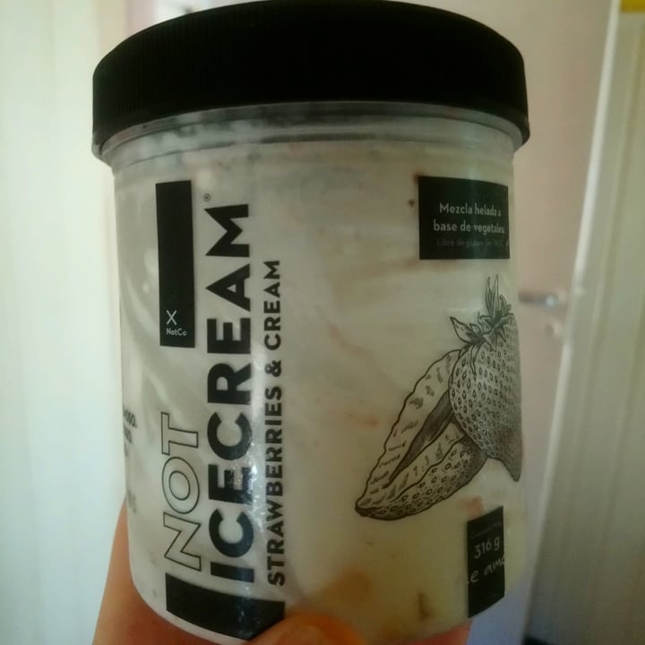 photo of NotCo Not Icecream Strawberries & Cream shared by @enoughisenough on  23 Aug 2020 - review