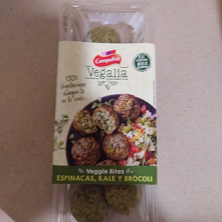 photo of Campofrío Veggie Bites Espinacas Kale Brócoli shared by @linda3597 on  19 Jan 2022 - review