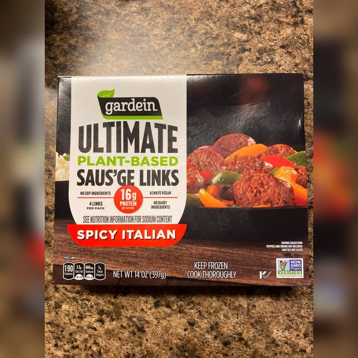 review photo of Gardein Ultimate Plant Based Saus’ge Links shared by @merelymarlo on 11 Sep 2022 - review