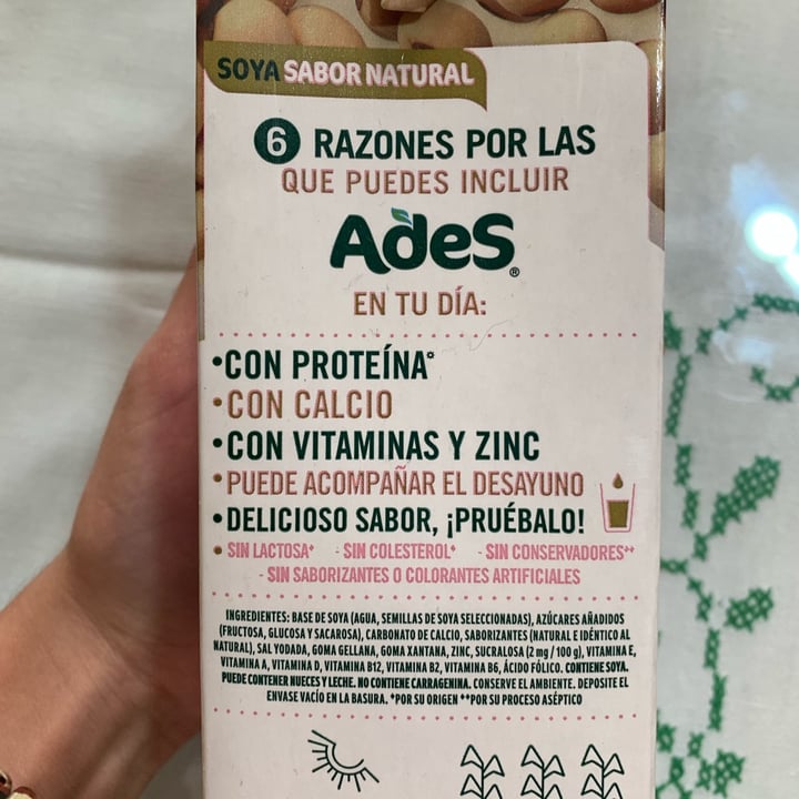 photo of Ades Alimento Liquido De Soya shared by @escorpion4 on  29 Jan 2022 - review