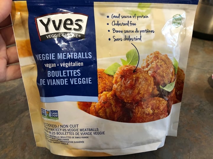 photo of Yves Veggie Cuisine Yves Vegan Veggie Meatballs shared by @lisam on  31 Dec 2019 - review